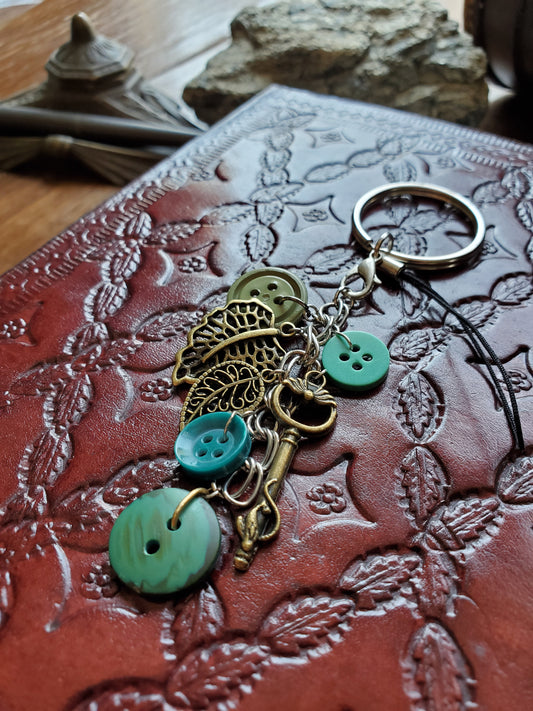 Borrower's Button Pile Keychains
