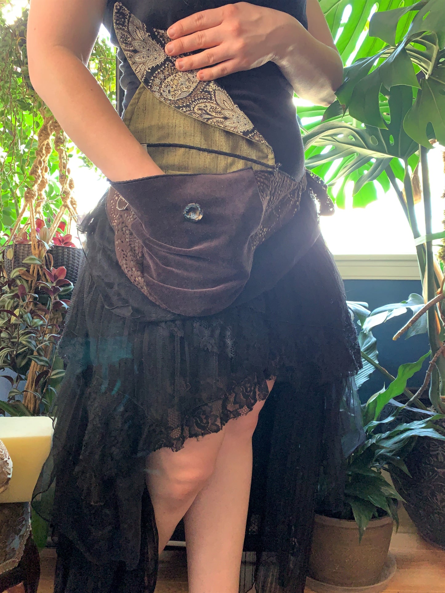 Custom Dragon's Tooth Hip Bag