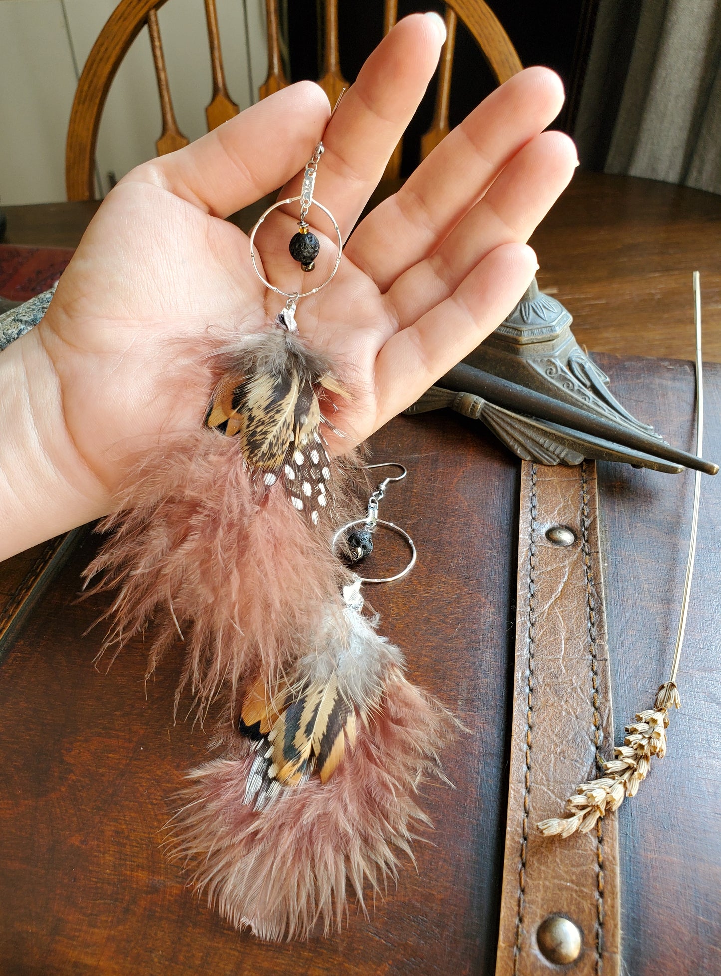 Eryn Feather Earrings