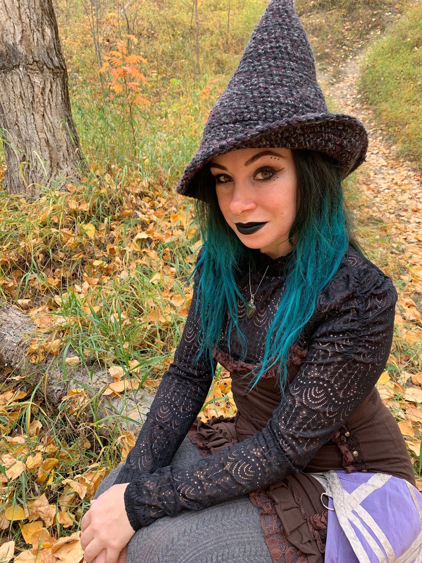 Custom Crocheted Witch Hat