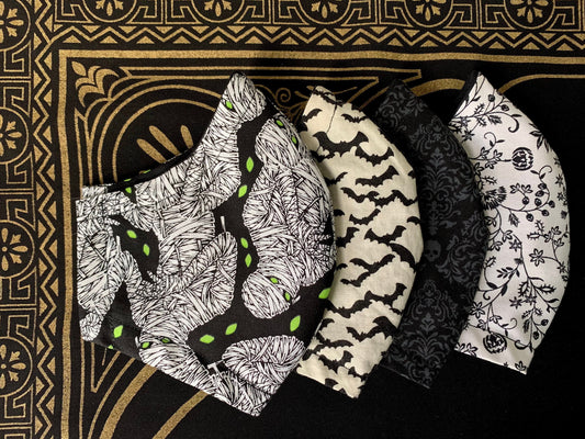 Gothic Manor Cotton Face Masks
