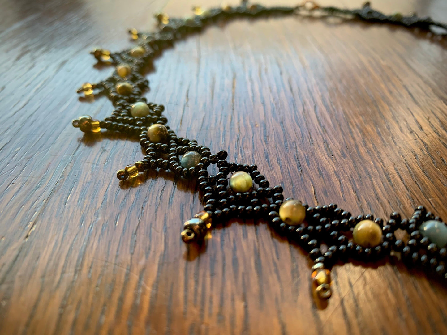 Weaves of the Wheel: Blue Gold Tiger's Eye