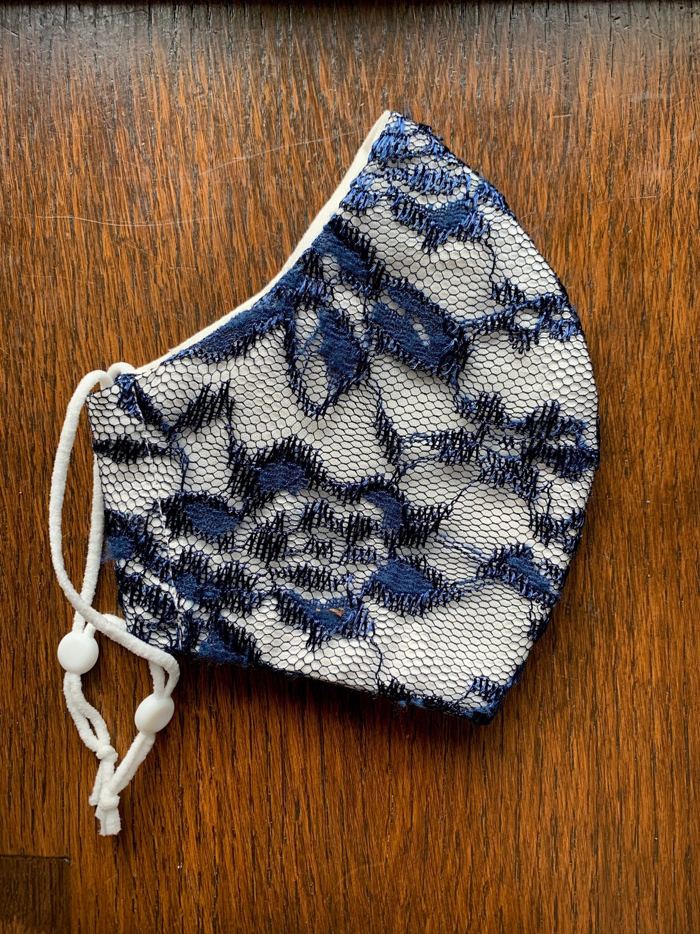Heart of the Ocean: Blue Lace Face Mask