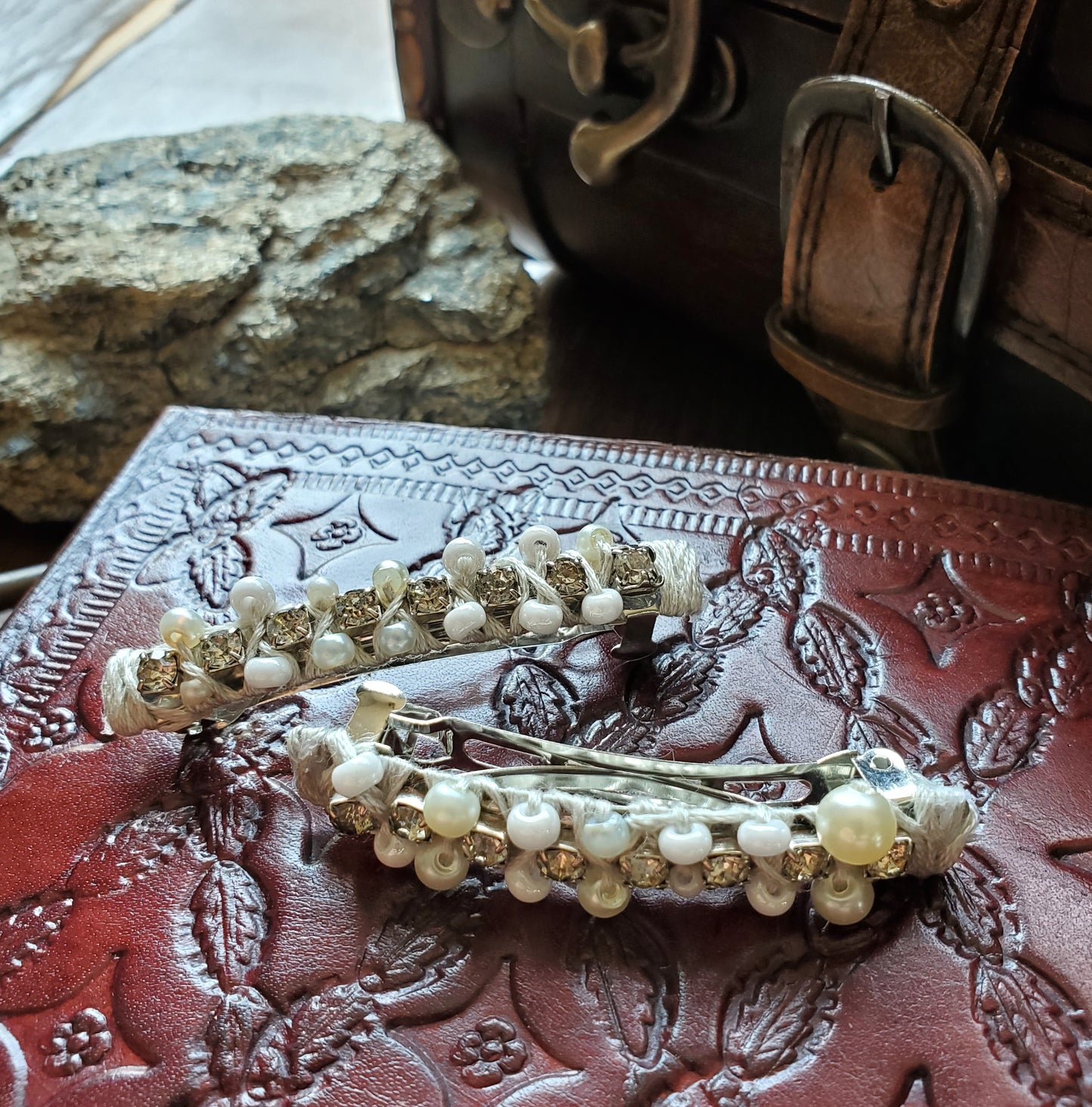 Boho Bridal Barrettes