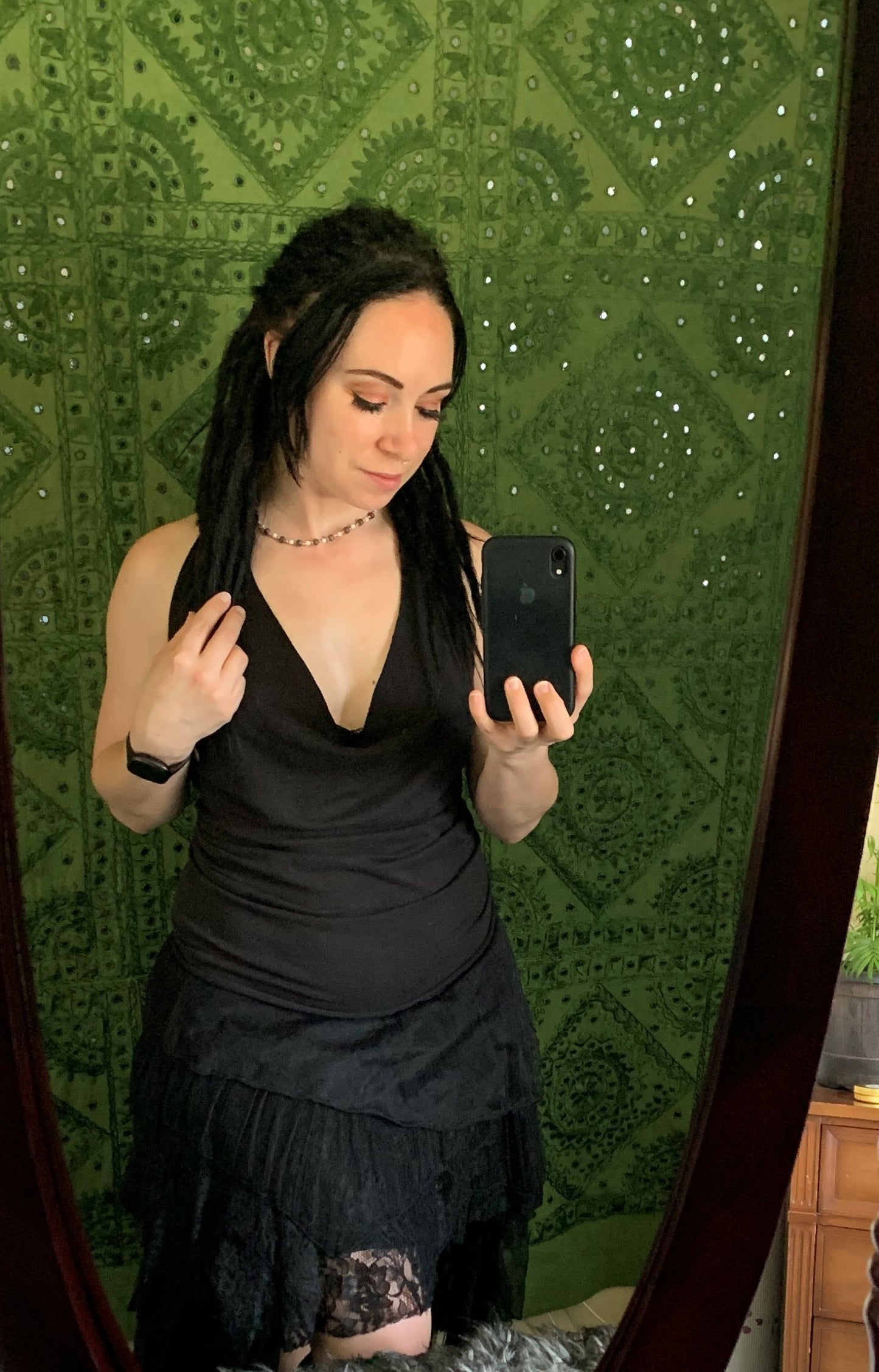 Cowl Neck Super Stretch Halter