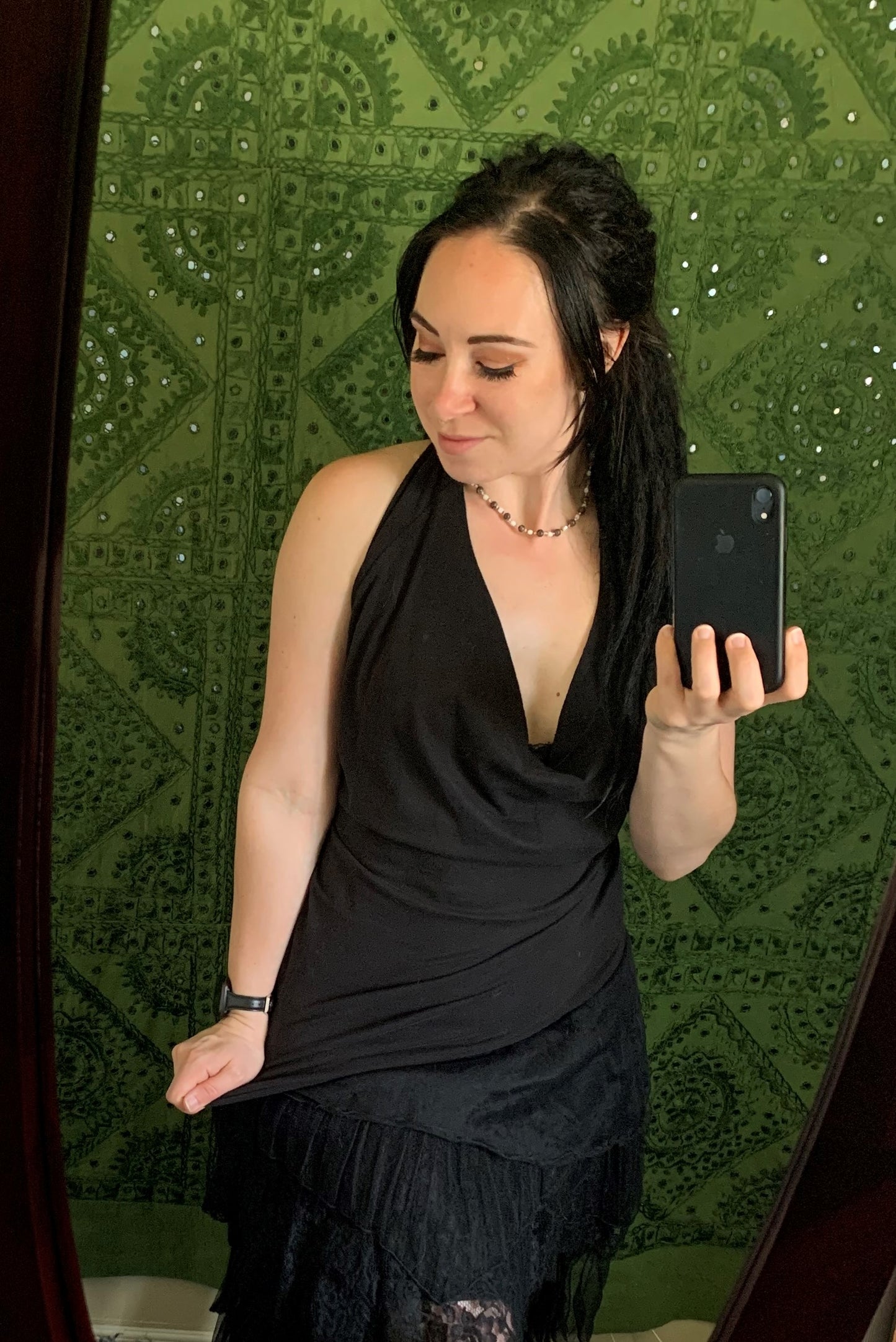 Cowl Neck Super Stretch Halter