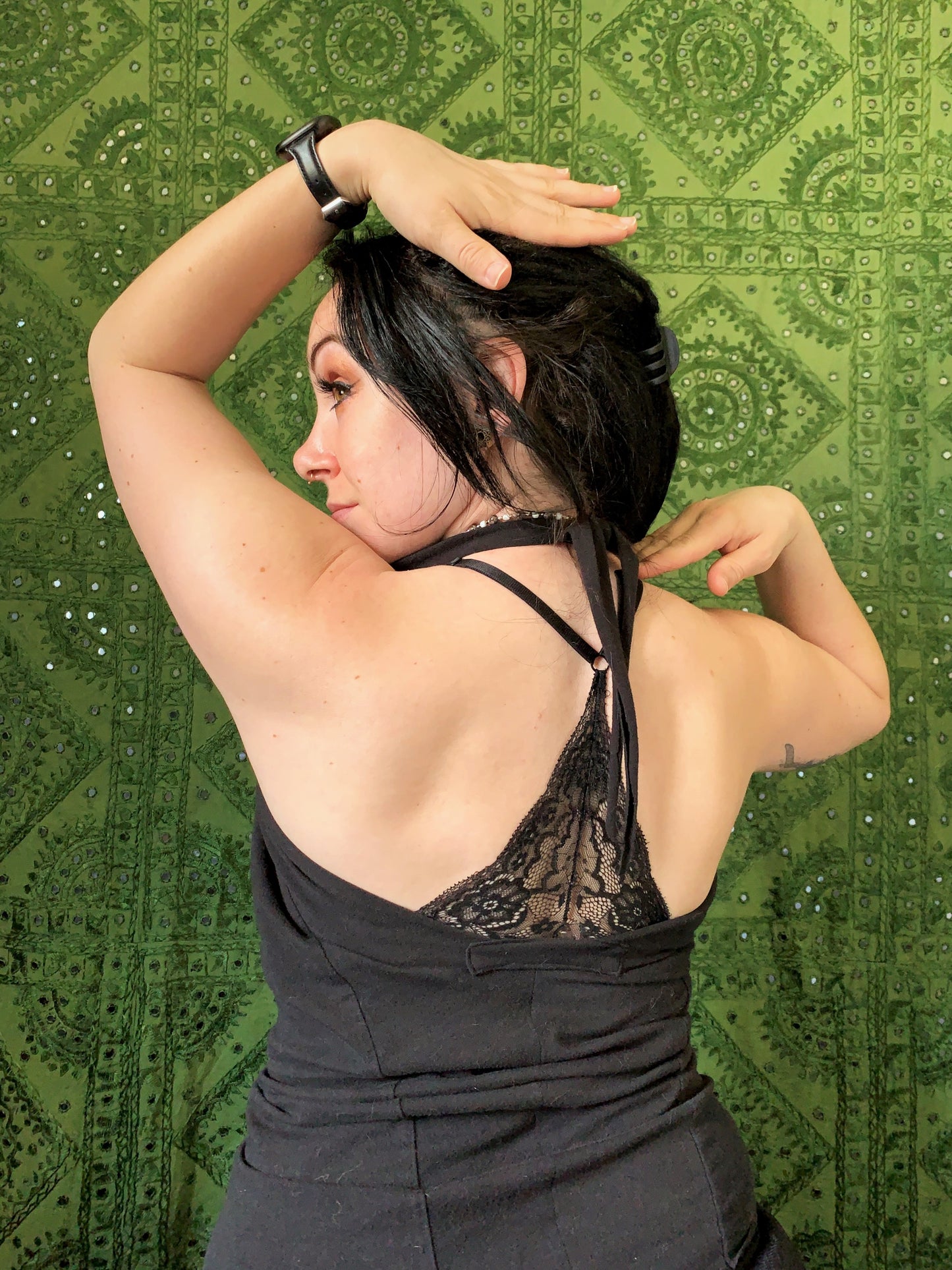 Cowl Neck Super Stretch Halter