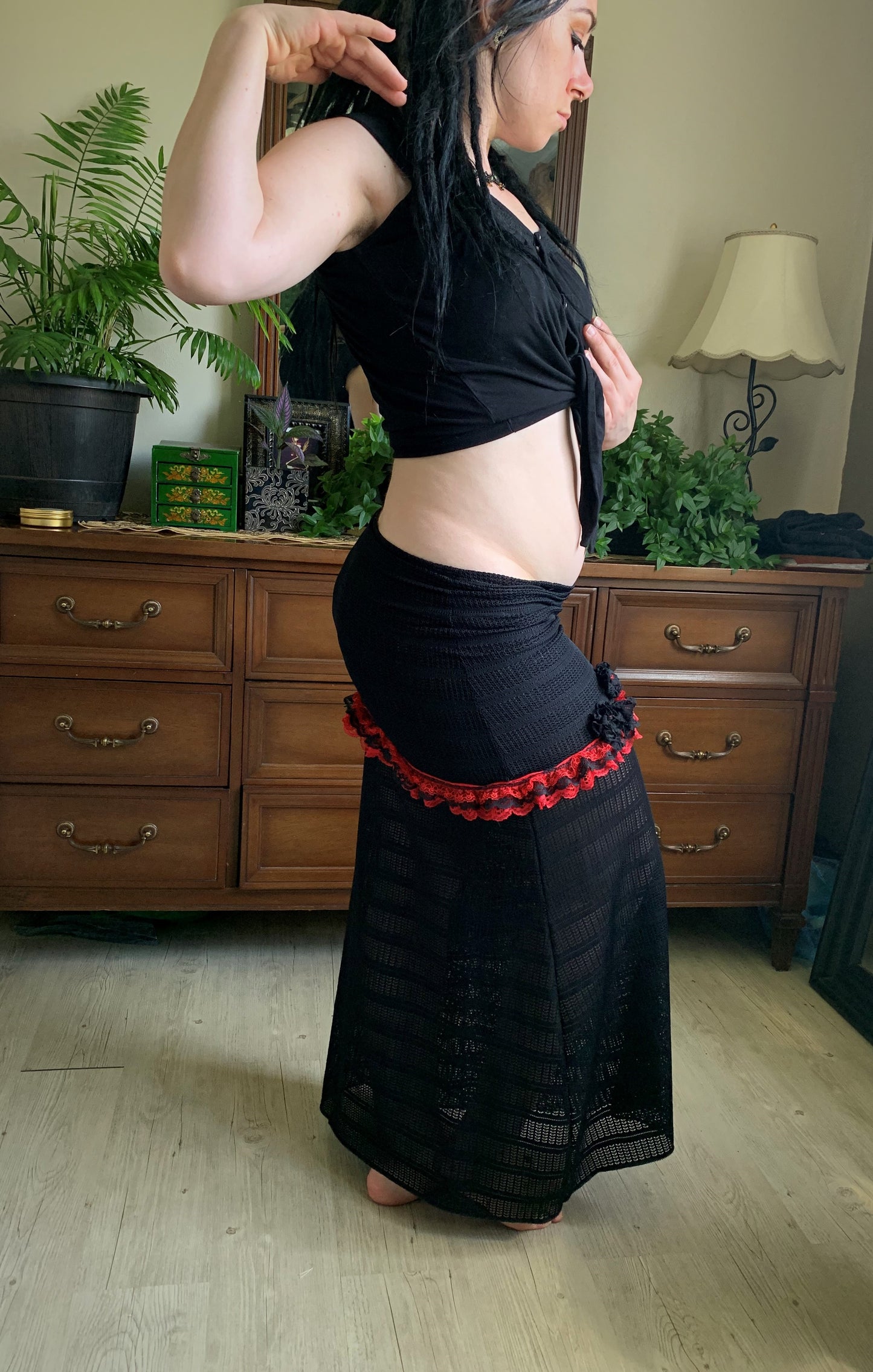 Mina Peek-a-Boo Skirt Combo