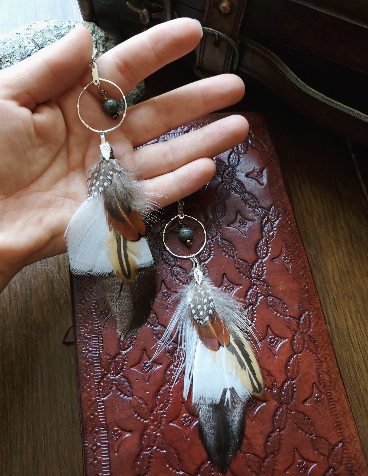Cala Feather Earrings