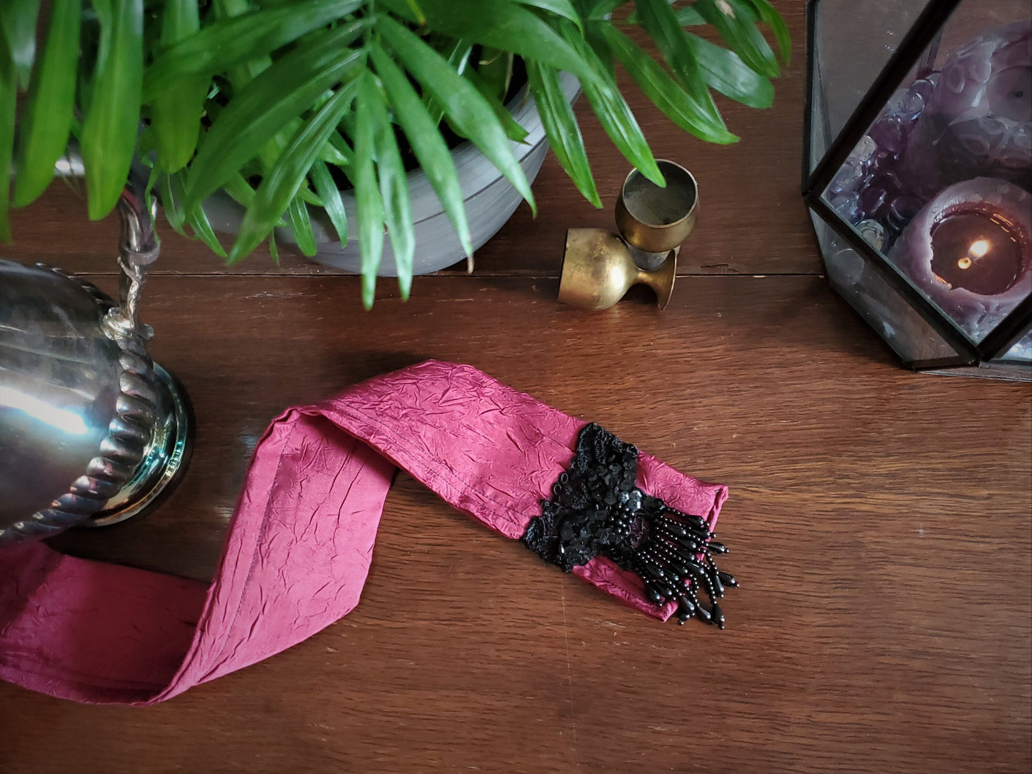 Vintage Velveteen Pocket Belt