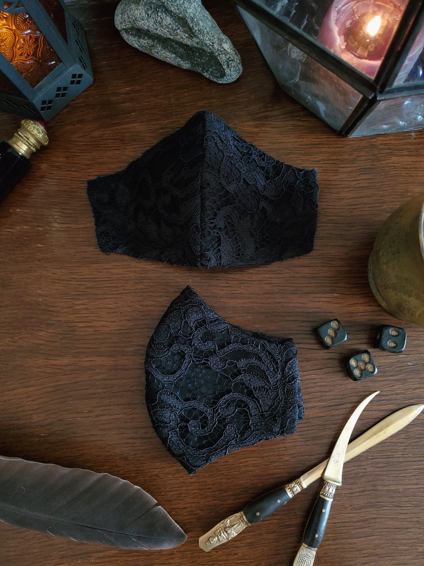 Hocus Pocus Collection: Black Lace Face Masks