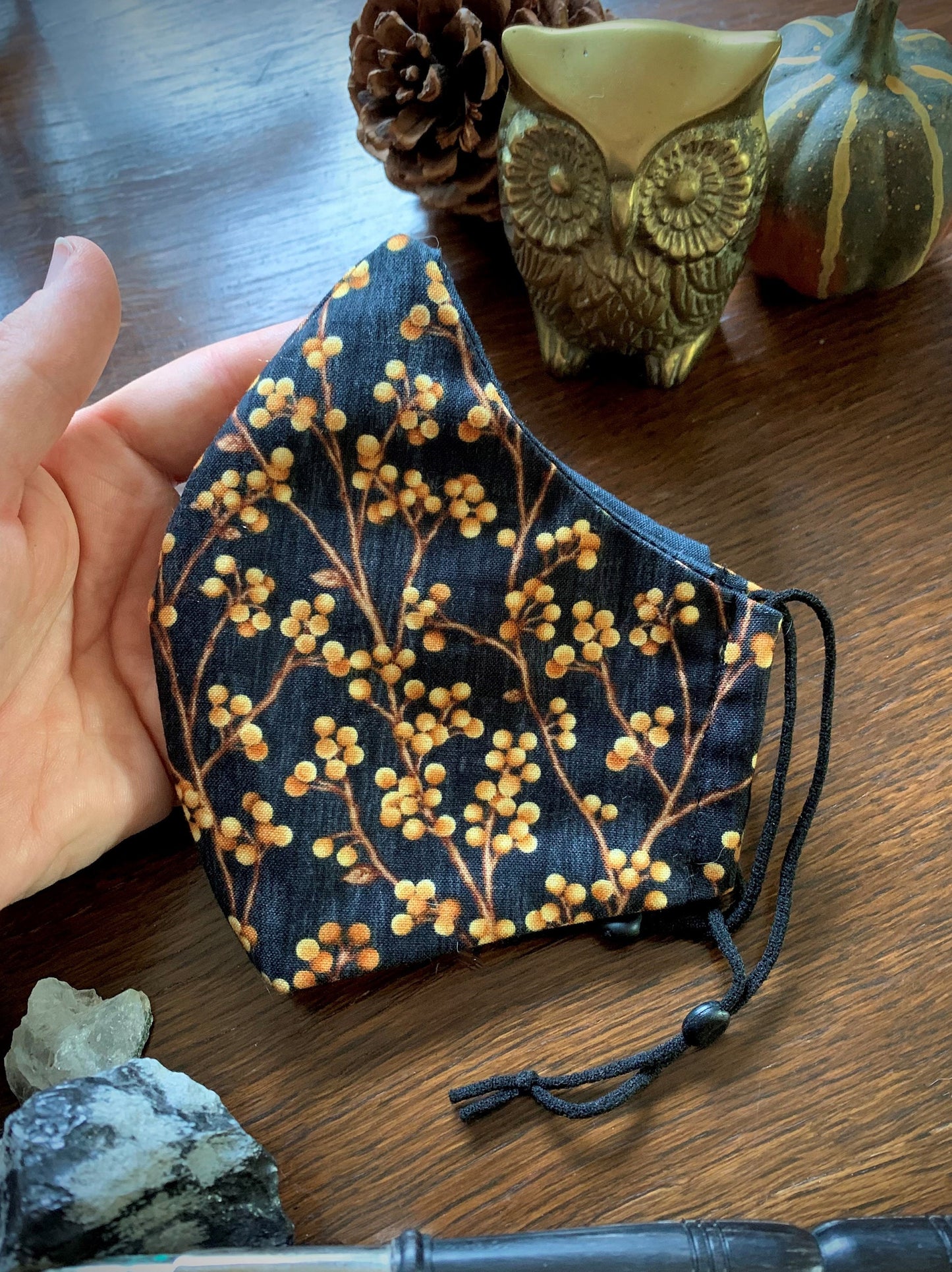 Haunted Harvest Cotton Face Mask