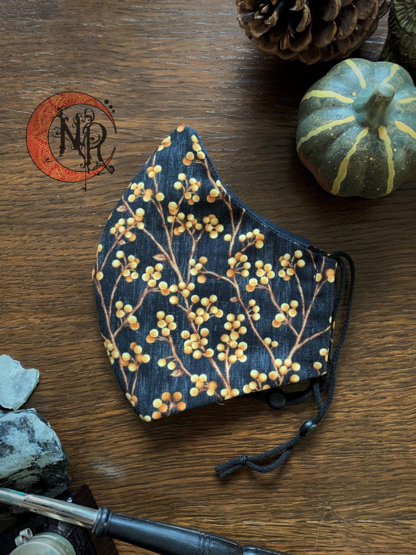 Haunted Harvest Cotton Face Mask