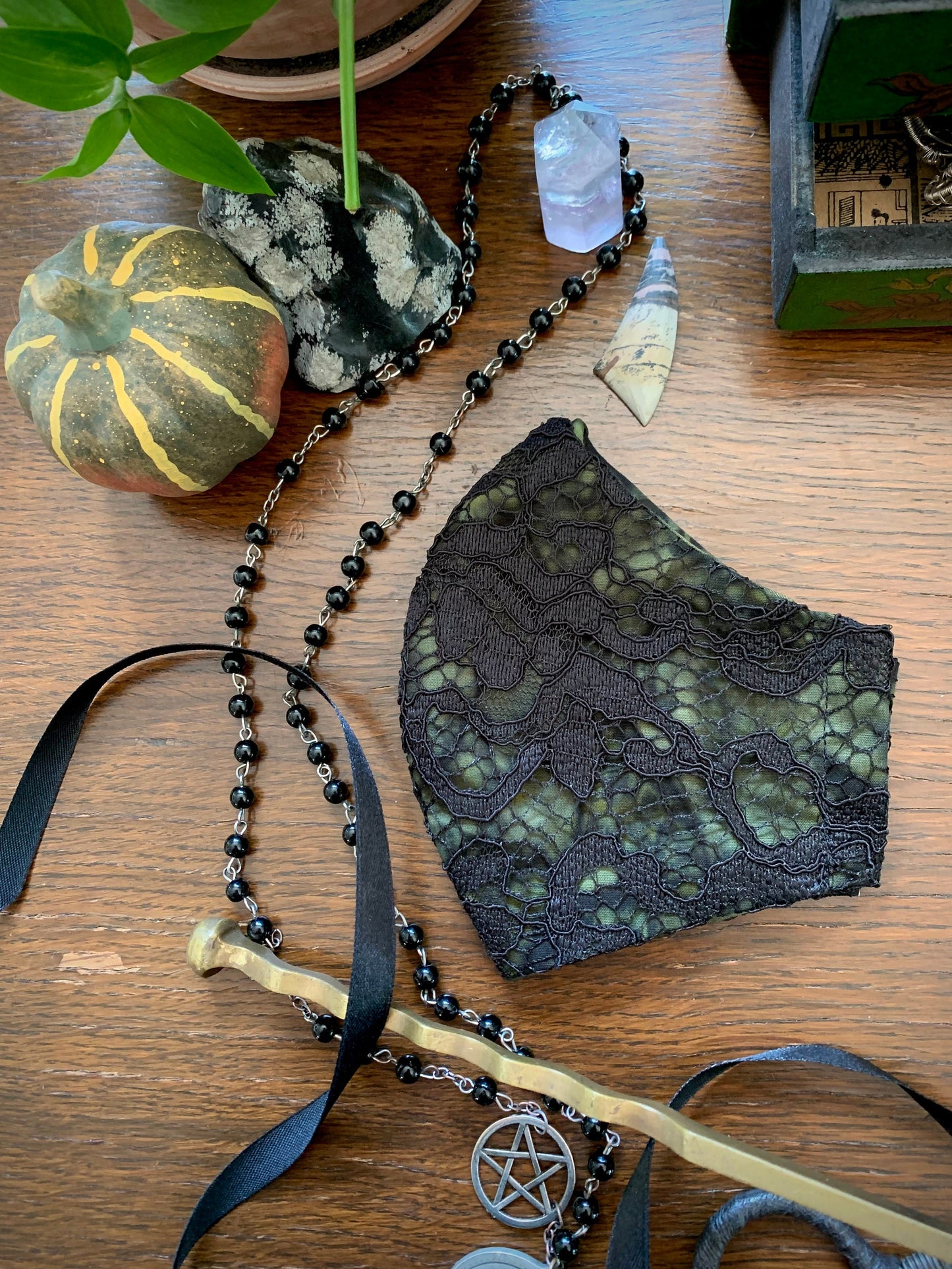 Hocus Pocus Collection: Black Lace Face Masks
