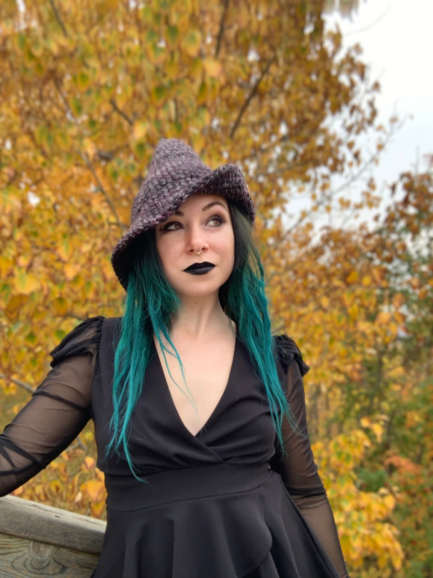 Custom Crocheted Witch Hat