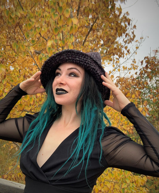 Custom Crocheted Witch Hat