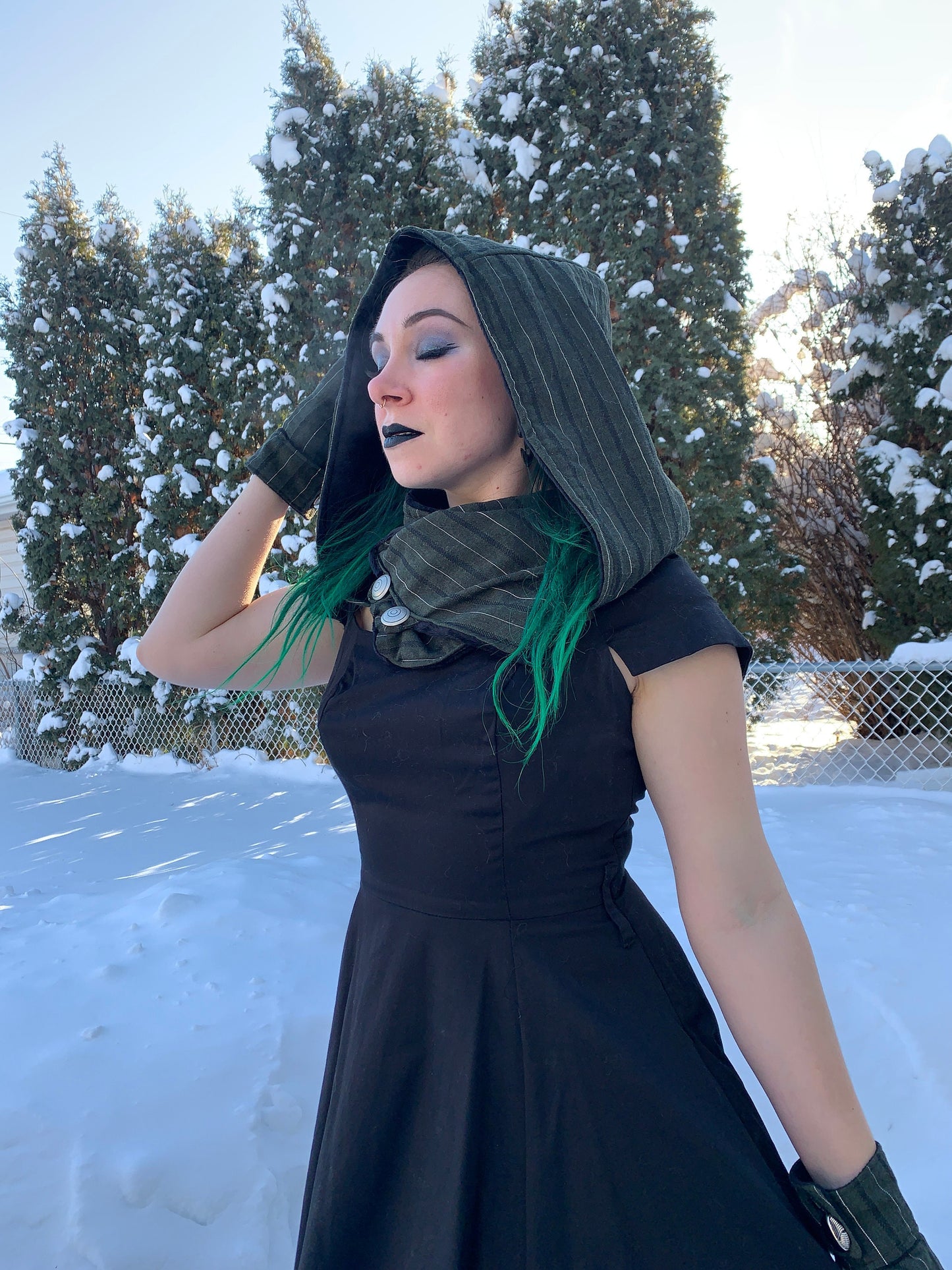 Preorder: Hooded Cowl with Micro Chenille