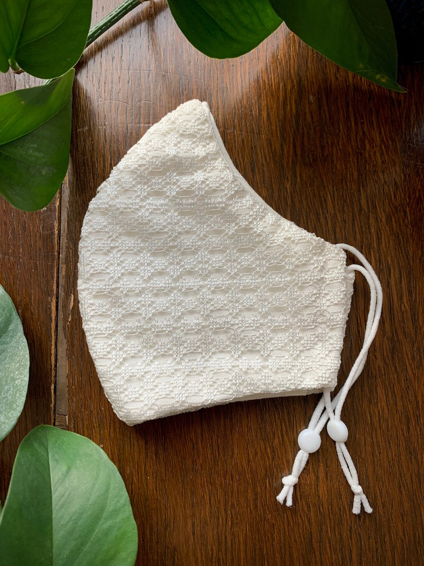 Ethereal: White Lace Face Masks